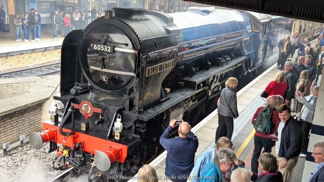September Specials catchup. A2 ‘Blue Peter’, ‘NRM’ IC225 class 91 & a Nova2. ECML York, Sept. 2025.