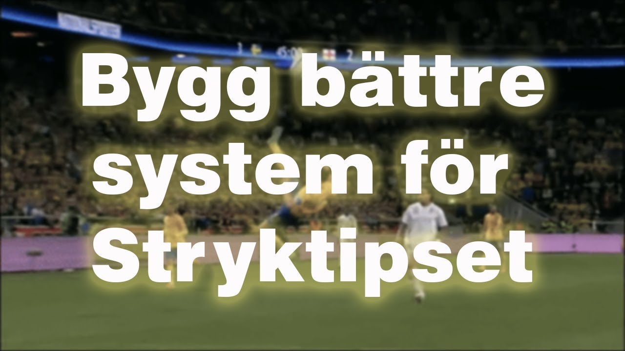 Systemspel på Stryktipset