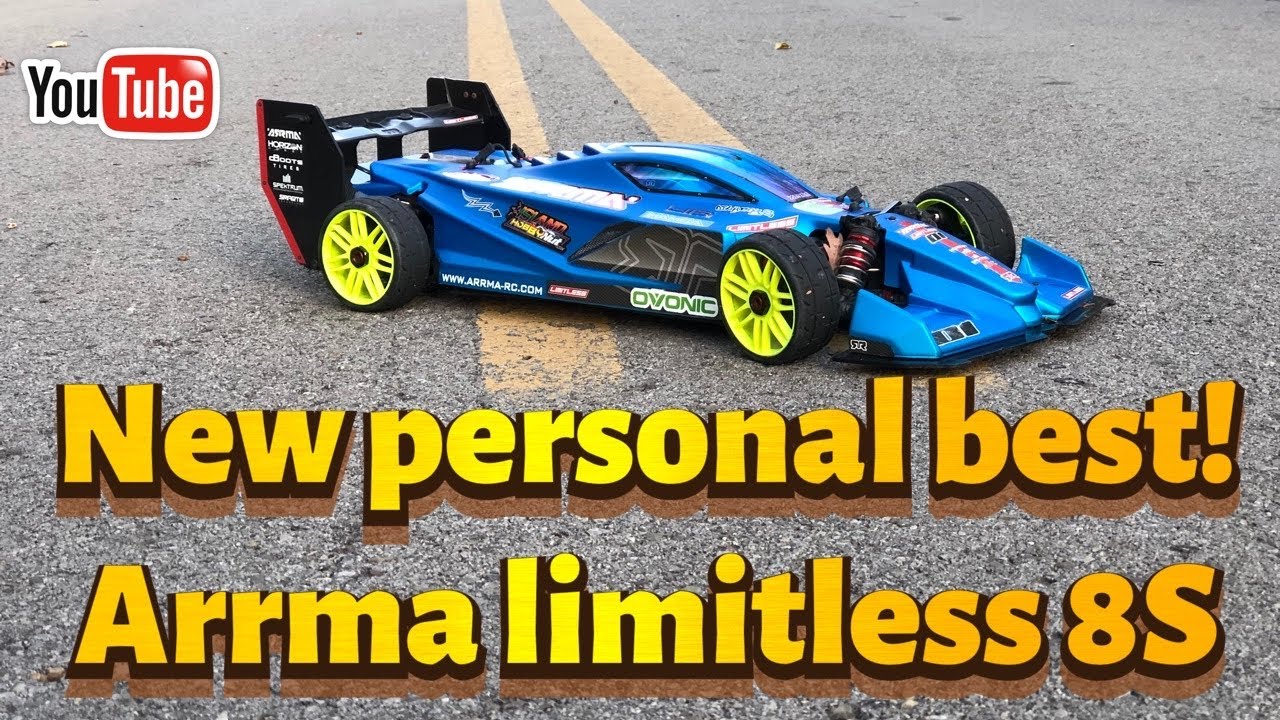 Arrma Limitless 8S. Finally beat my personal best. I’m getting the hang of this.