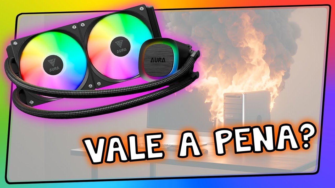 GAMDIAS AURA GL 240 V2 VALE A PENA? [Review, montagem e curiosidades sobre o WATER COOLER barato]