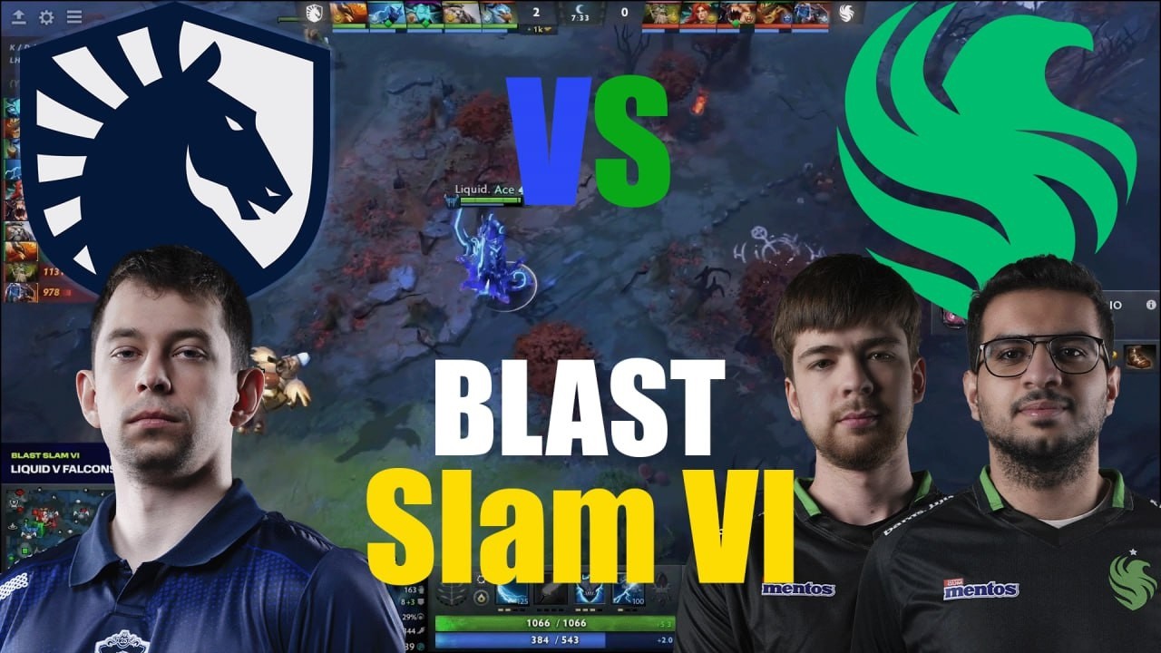 Team Falcons vs Team Liquid | BLAST SLAM VI | LAN Playoff 1/4 финала