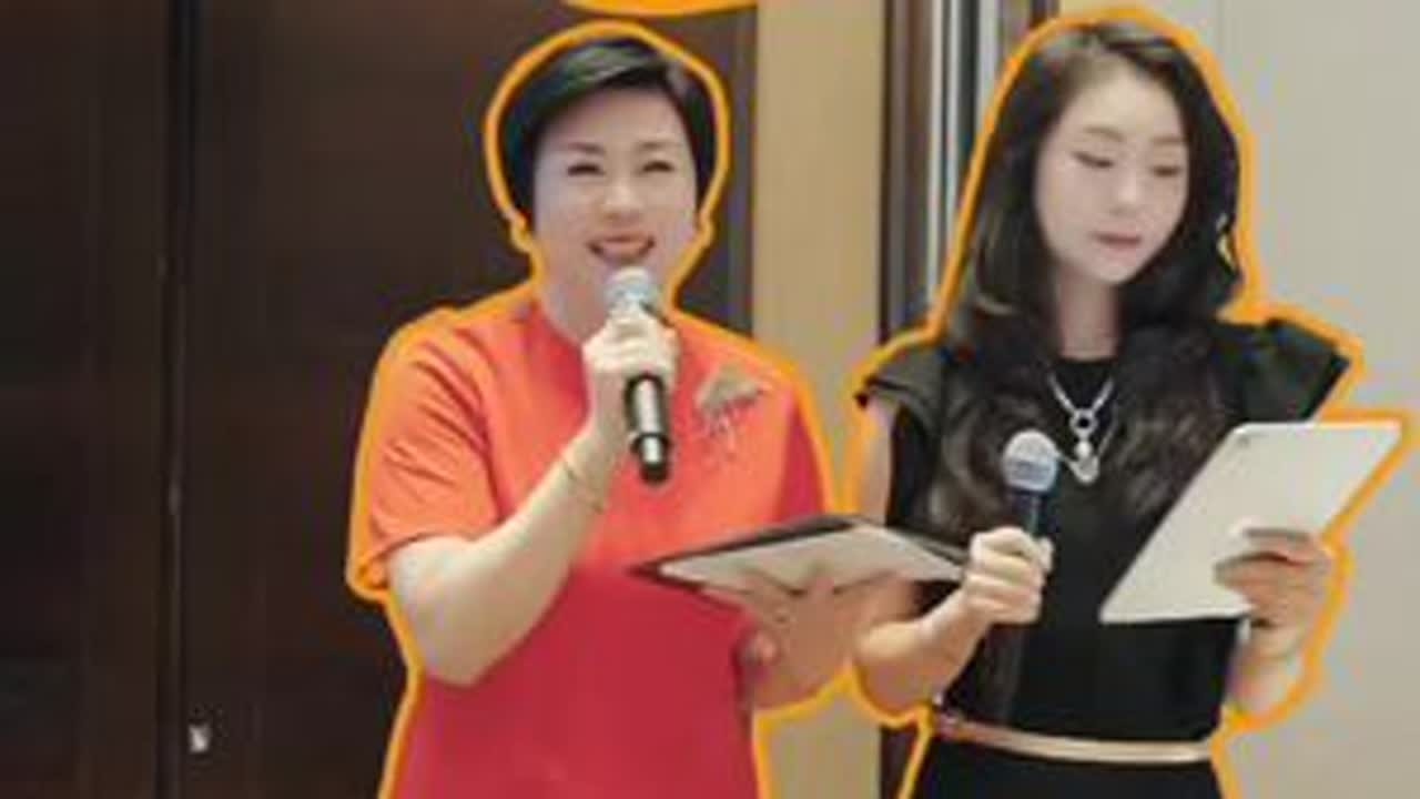 教授妈妈&藤校女儿，母女共同主持新加坡国庆招待会晚宴！#主持人 #新加坡国庆 #晚宴 #vlog #活动