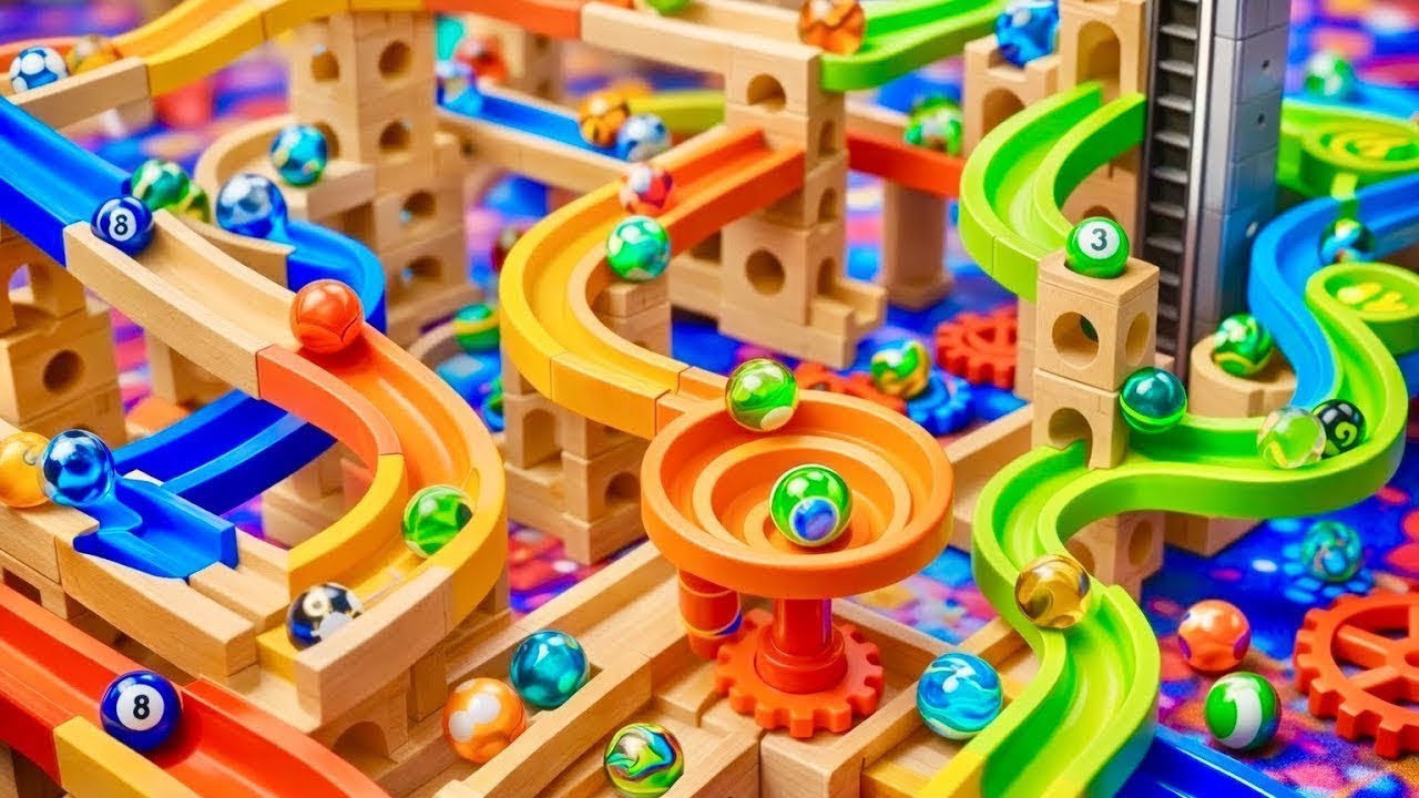 Marble Run Peaceful Flow ASMR – Gentle Motion and Rhythm 5