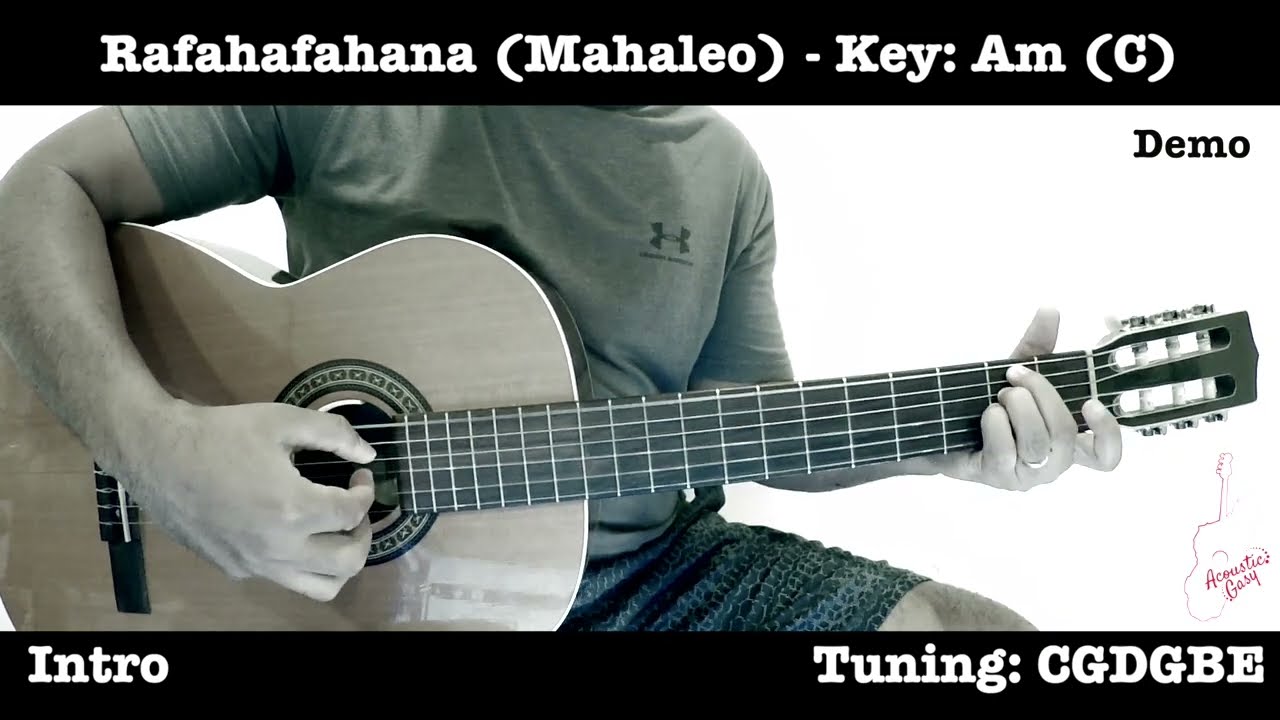 Rafahafahana (Mahaleo) - Malagasy Guitar Tutorial 1/2 (Demo)