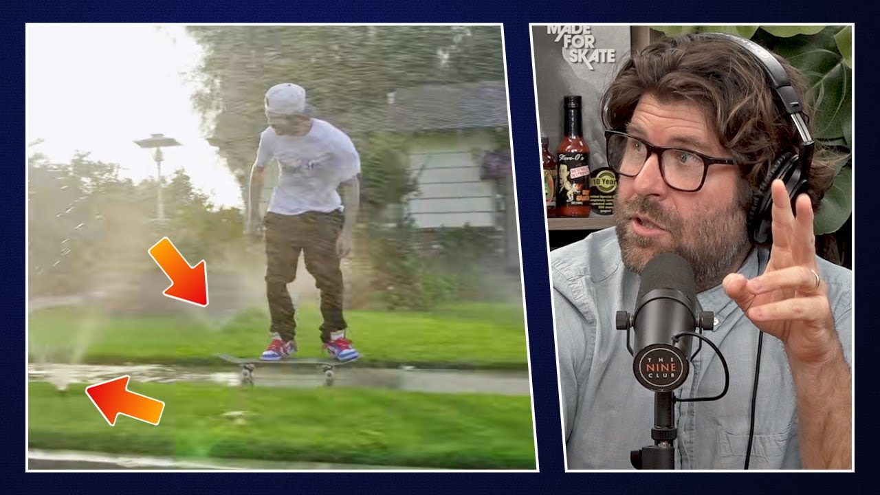 Trying To Stop Torey Pudwill With Sprinklers - Nice Try Buddy!