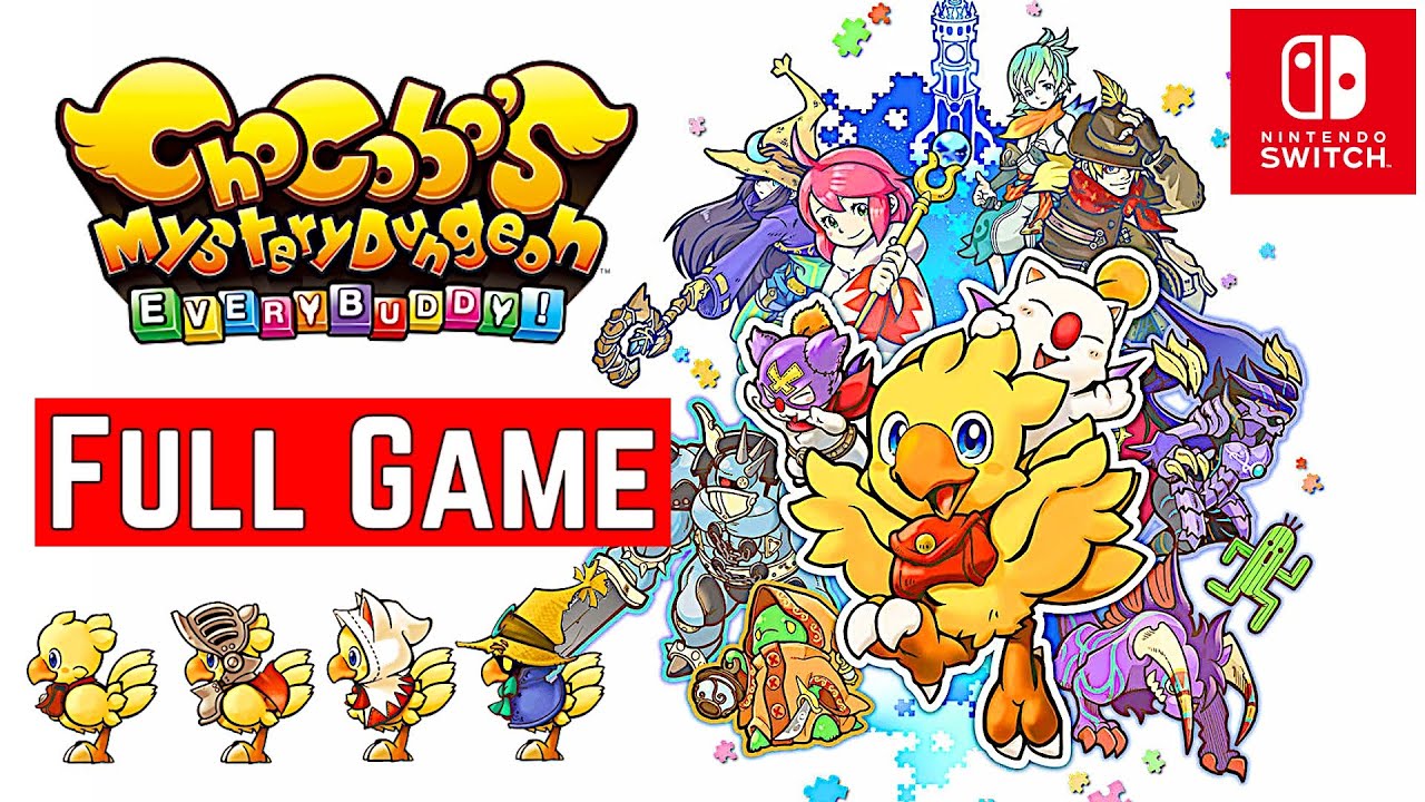 Chocobo's Mystery Dungeon EVERY BUDDY! [Switch] Gameplay Walkthrough | FULL GAME | No Commentary