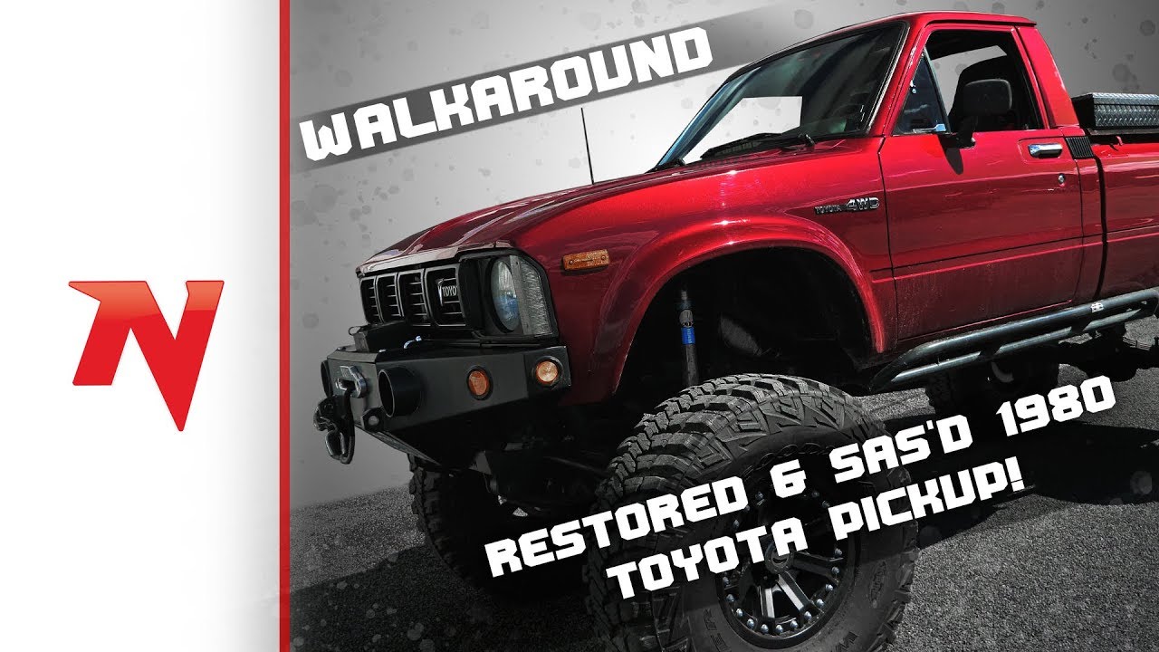 Walkaround - Modified 1980 Toyota Pickup on 38s!!