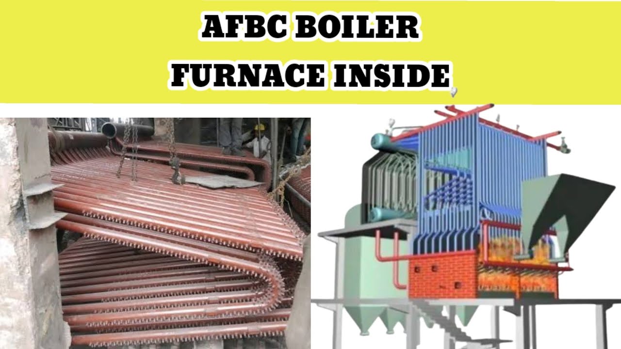 Afbc boiler||AFBC boiler furnace inside video||boiler internal parts||afbc boiler bed coil