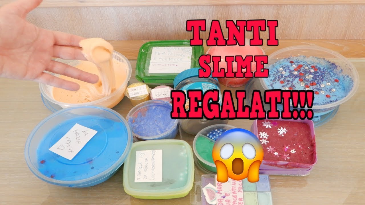 APRO TANTI NUOVI SLIME REGALATI DAI FAN!!!DennyBoy