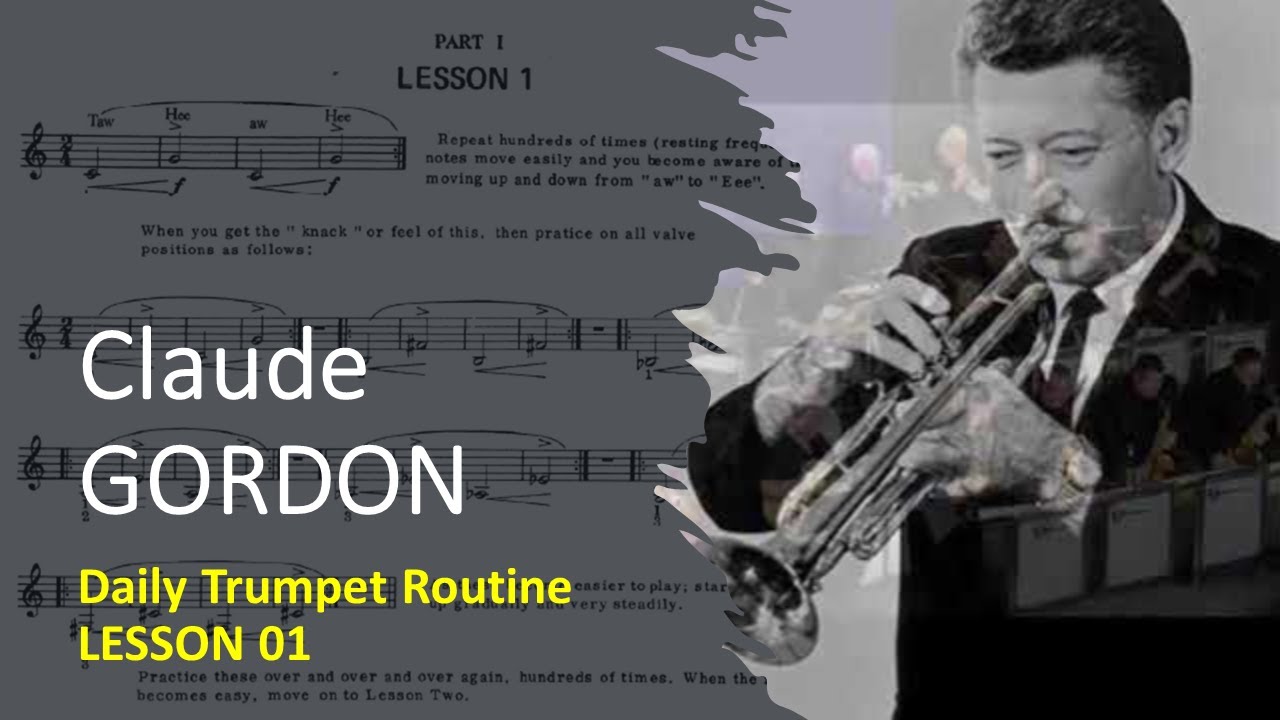 Claude Gordon  - Rotinas Diárias para Trompete - Lição 01