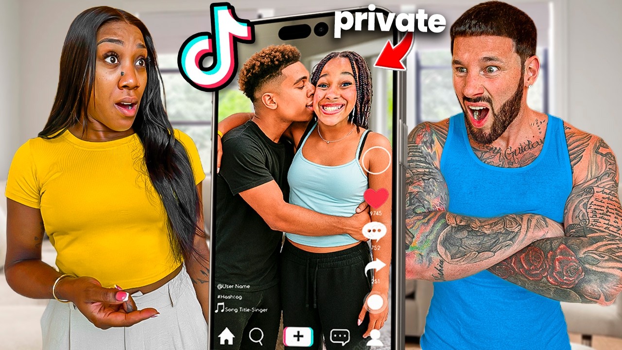 РЕАКЦИЯ НА ЧЕРНОВИКИ НАШЕЙ ДОЧЕРИ В TIKTOK