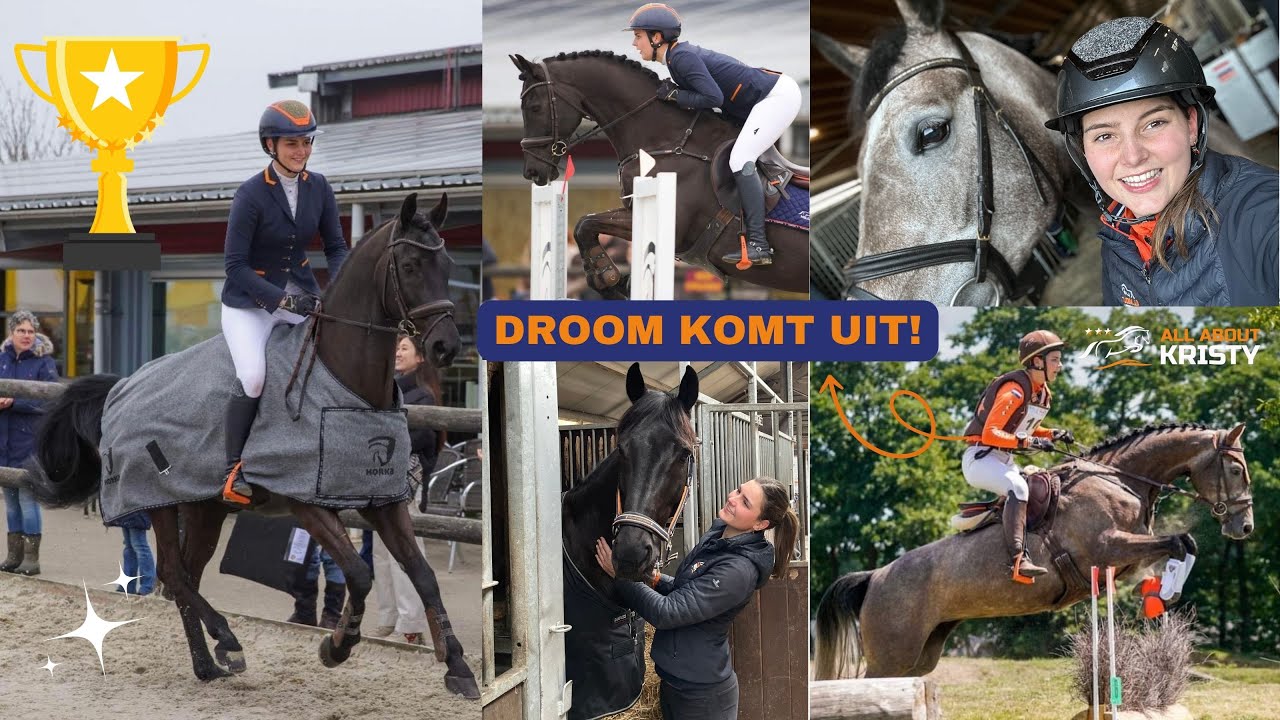 Mijn eerste internationale OVERWINNING!🏆 Eventing Oud Karspel ✰vlog 293✰ | Kristy Snepvangers |