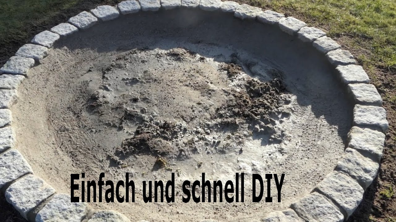 Feuerstelle selber bauen, Einfach und schnell DIY