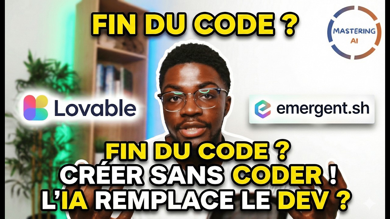 👉 Créer une application avec l’IA (sans coder ?):  Lovable & Emergent.sh