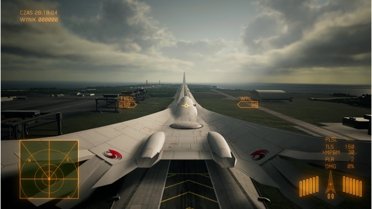 What happens if you try to land the Arkbird on mass driver (Ace Combat 7 - Homeward)