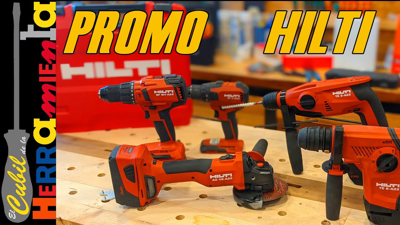 TRES HERRAMIENTAS HILTI IMPRESCINDIBLES EN TODOS LOS TRABAJOS.