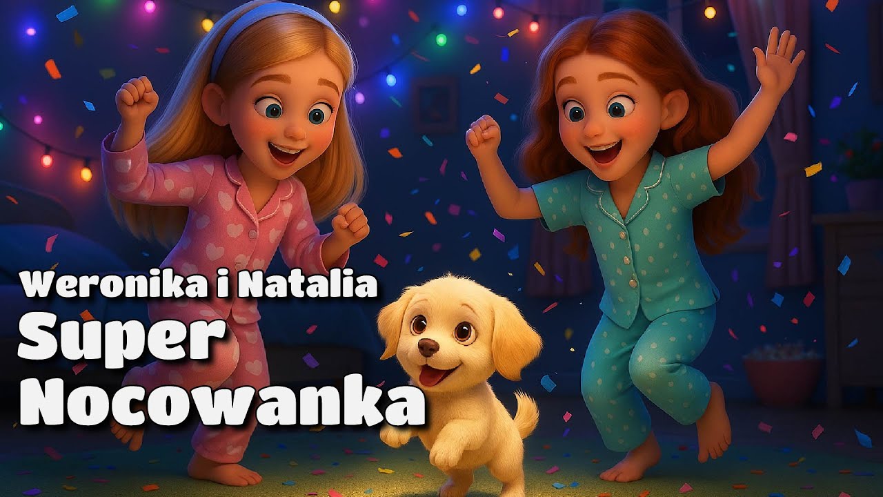 🐶🌙 Weronika i Natalia: Super Nocowanka - Bajka na dobranoc - Bajkolandia 🌙🐶