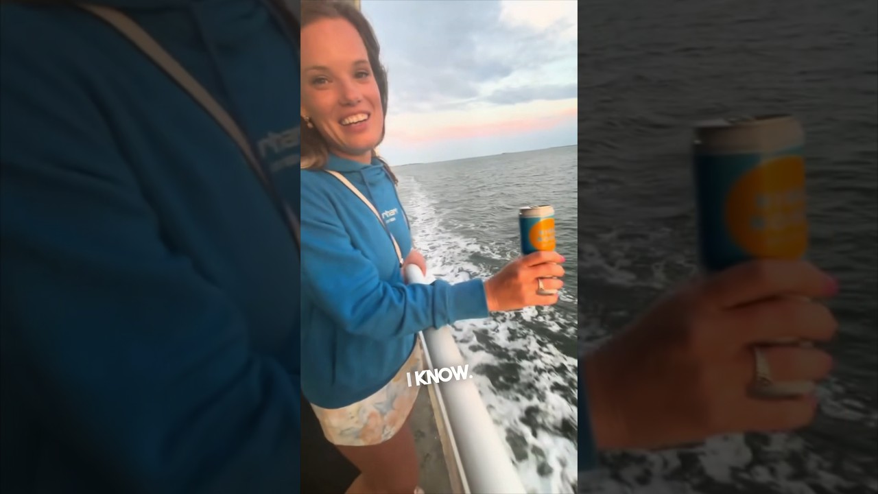 This girl accidentally dropped her iPhone off the cruise ship 😂