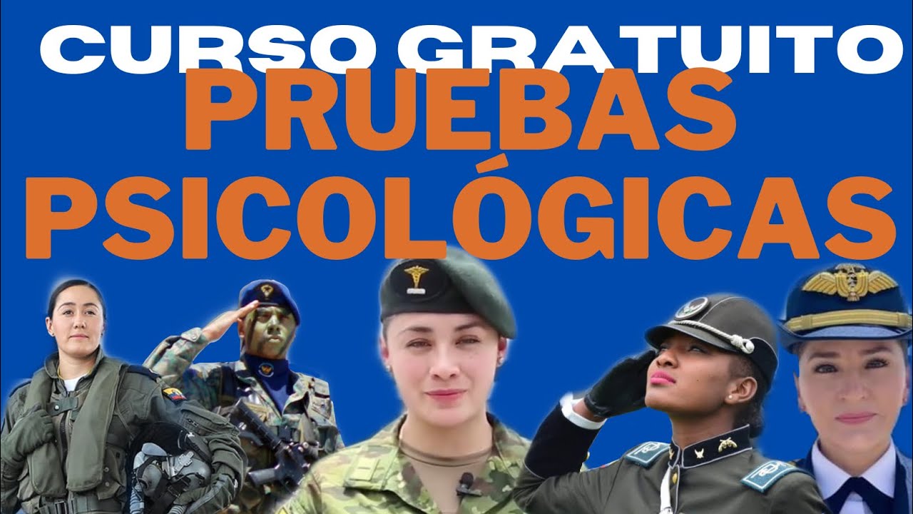 PRUEBAS PSICOLÓGICAS: CLASE 1 CURSO GRATUITO | #esmil #esforse #fae #armada #policia