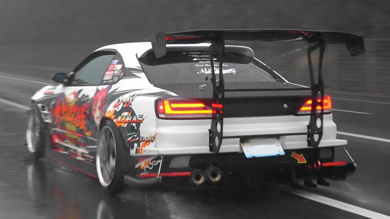 SR HERITAGE JAPAN 2023 会場内移動 SILVIA S13 S14 S15 180SX 240SX S-CHASSIS