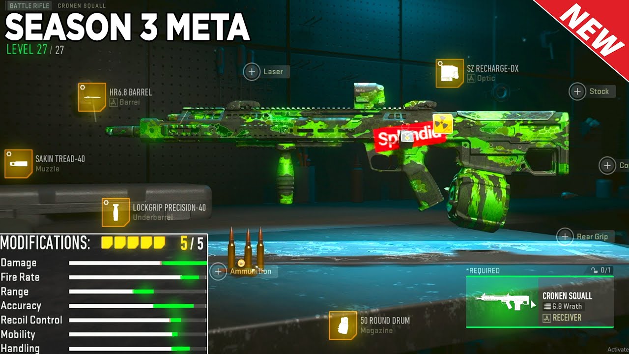 *NEW* CRONEN SQUALL is *GODLY* in WARZONE 2! (Best Cronen Squall Class Setup/Loadout) - MW2
