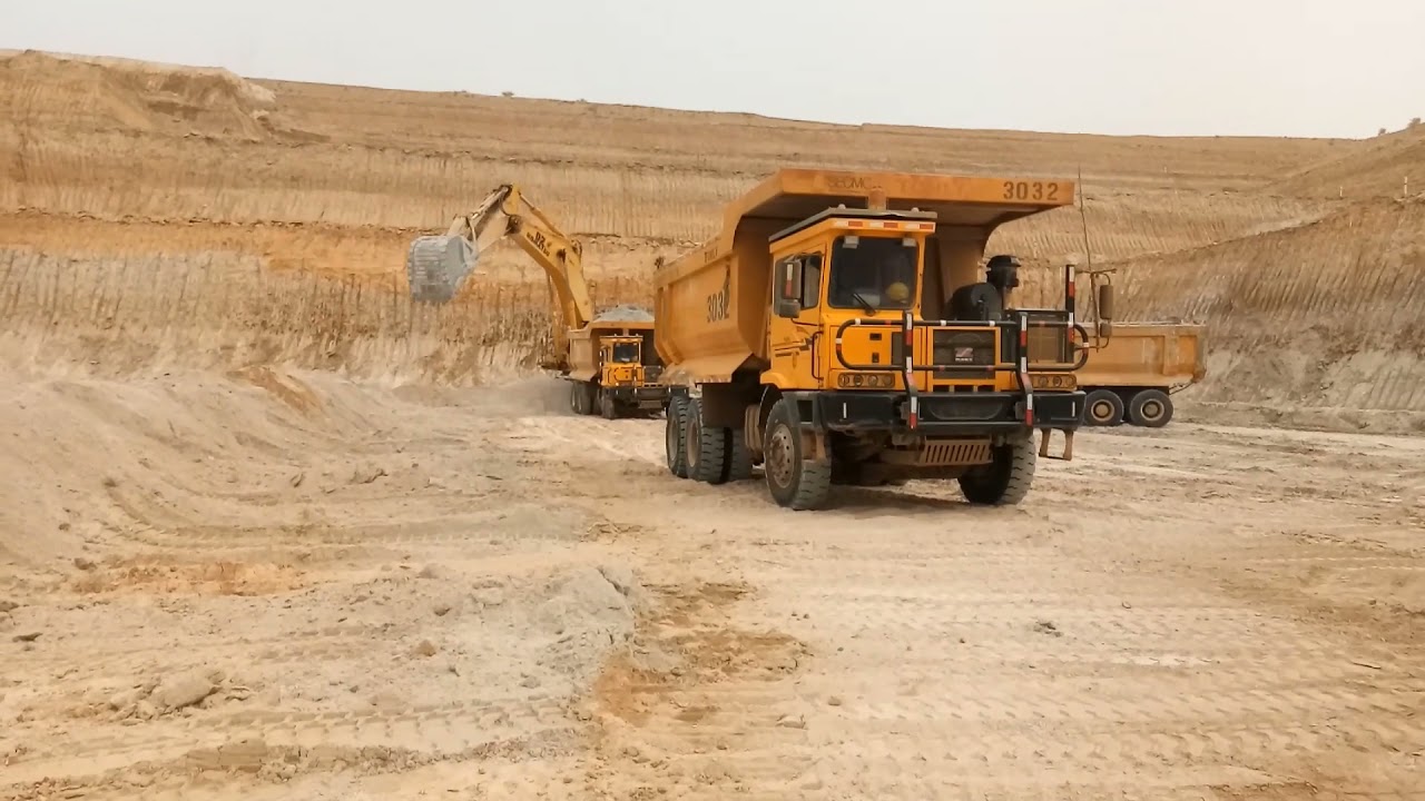 Open pit Mining | Loading & Unloading Process|