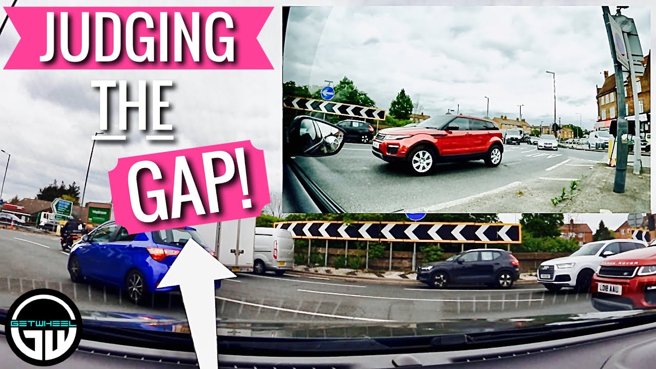 HOW TO ENTER A BUSY ROUNDABOUT (APEX CORNER ROUNDABOUT)