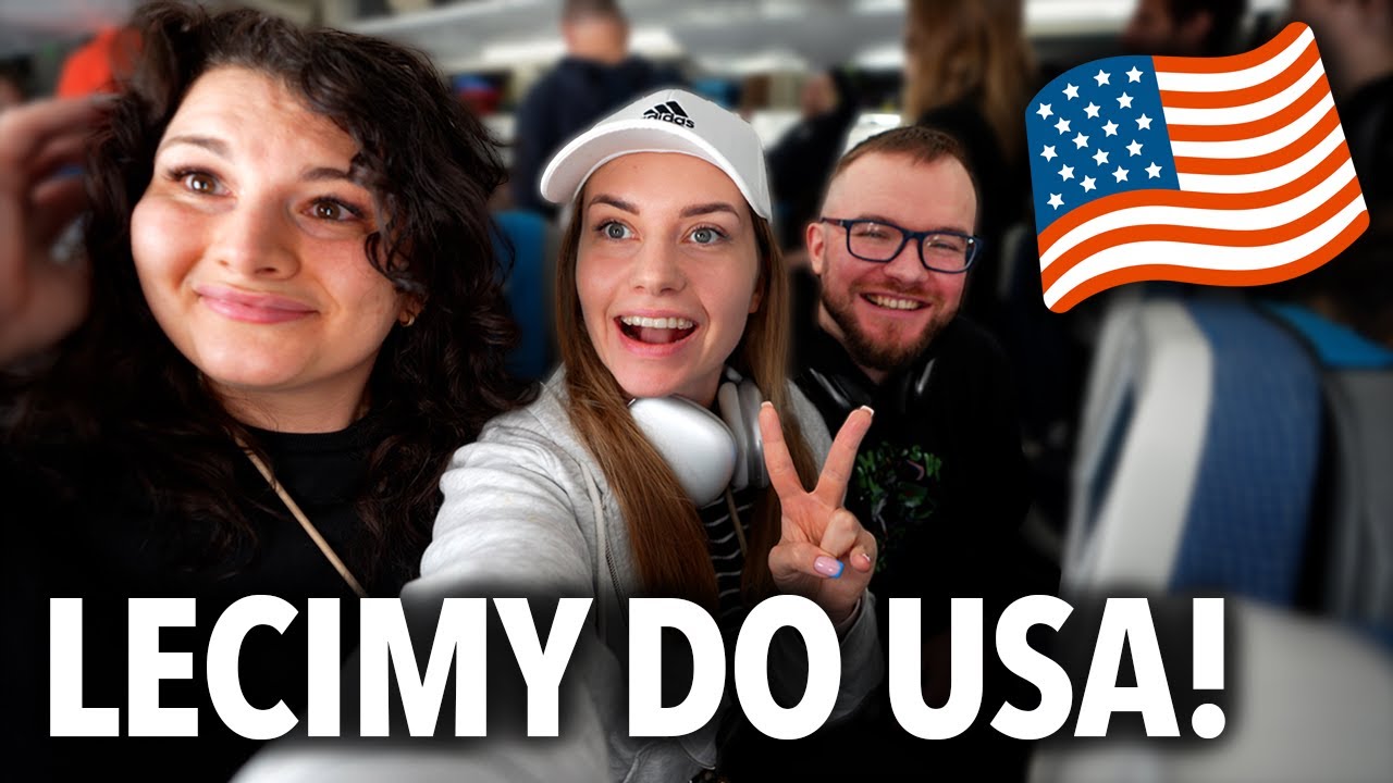 LECIMY DO USA - nowa przygoda, pakowanie, lot samolotem - witamy w Miami! USA VLOG 2023