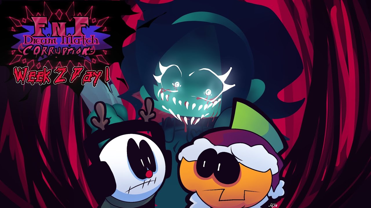 FNF' Corruption: DREAM MATCH | SKID AND PUMP VS EVIL NENE! (REMASTERED DAY 1)