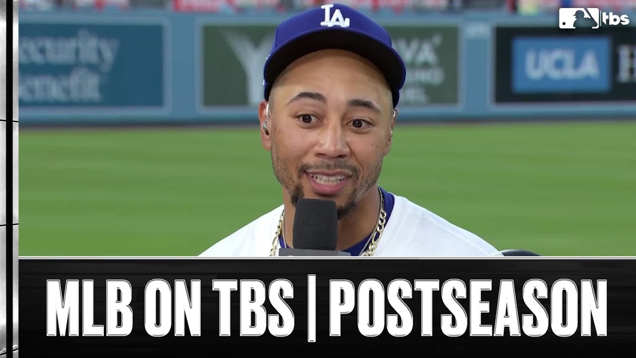 Mookie Betts Joins MLB on TBS After HUGE Dodgers Game 3 NLCS Win 🙌