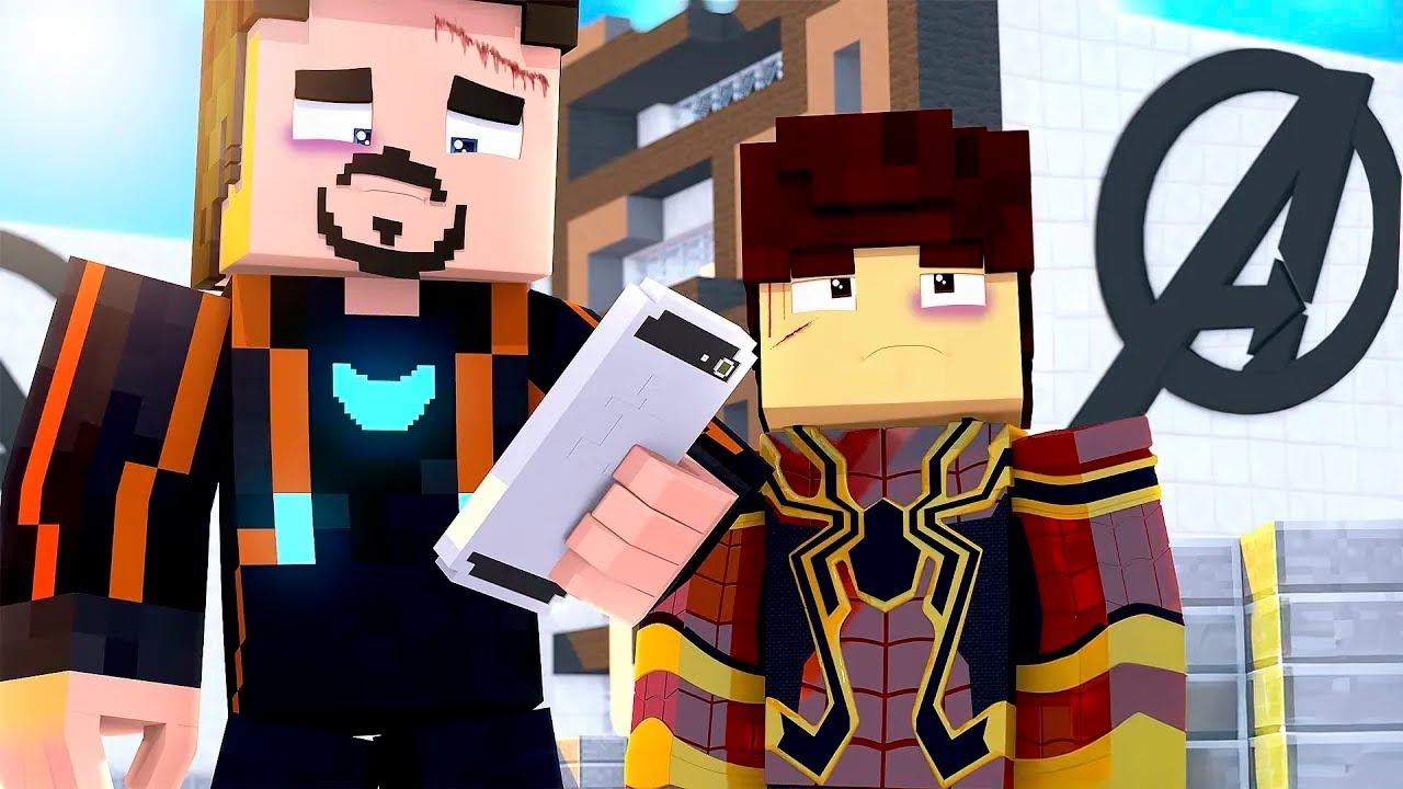 Minecraft: MENINO ARANHA - O FIM DOS VINGADORES? #121