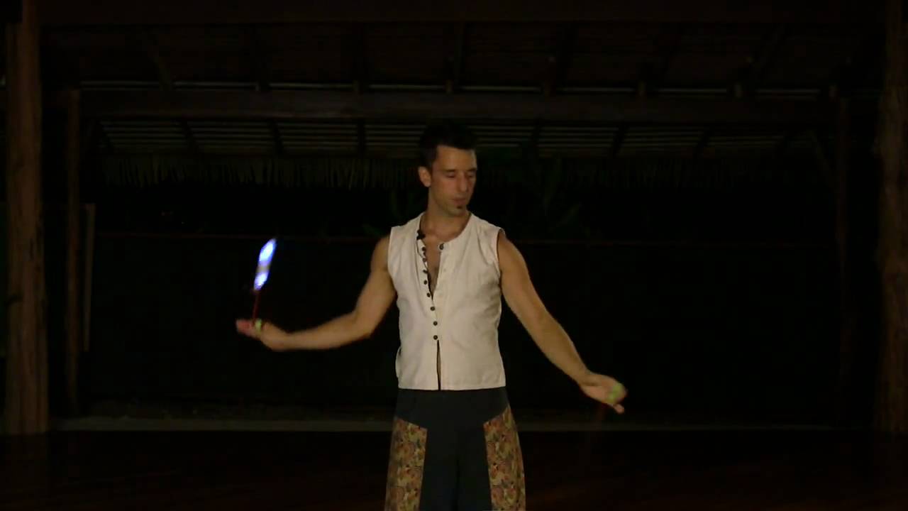 Poi Spinning Tutorial ~ Wall Plane Flowers (Advanced)
