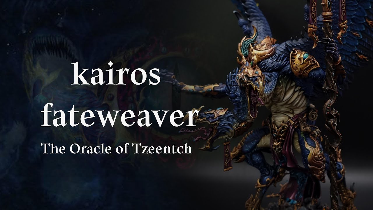 워해머 40k카이로스 페이트위버 도색영상 Kairos Fateweaver, The Oracle of Tzeentch
