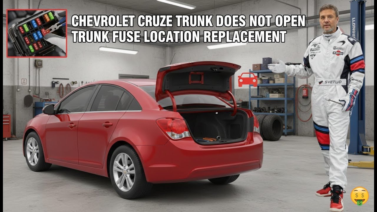 Не работает механизм открывания багажника у Chevrolet Cruze — как это исправить и где находится б...