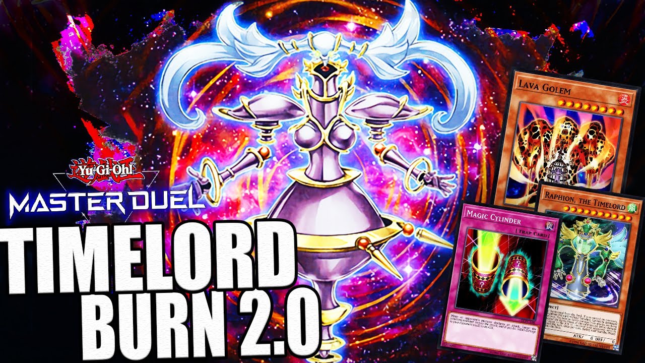 [YuGiOh MASTER DUEL] UPGRADED TIMELORD ft. KAIJU & LAVA GOLEM BURN! - NO UR CARDS!