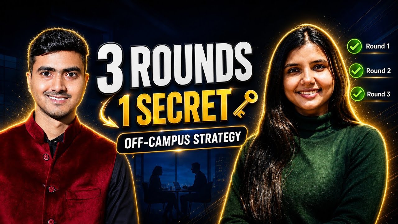 CMA Student Got Bosch Job Before Campus | Off-Campus Placement Strategy & Interview Rounds