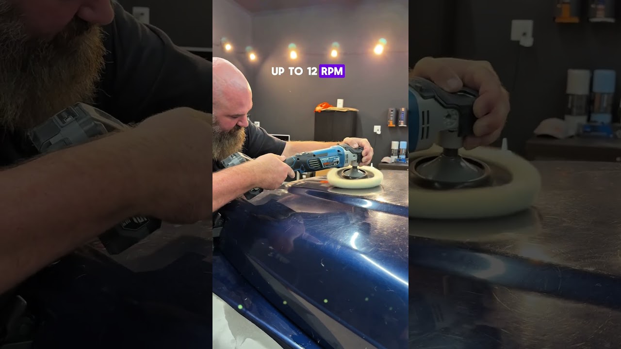 How to use a rotary polisher ! #detailer #paintcorrection #cardetail