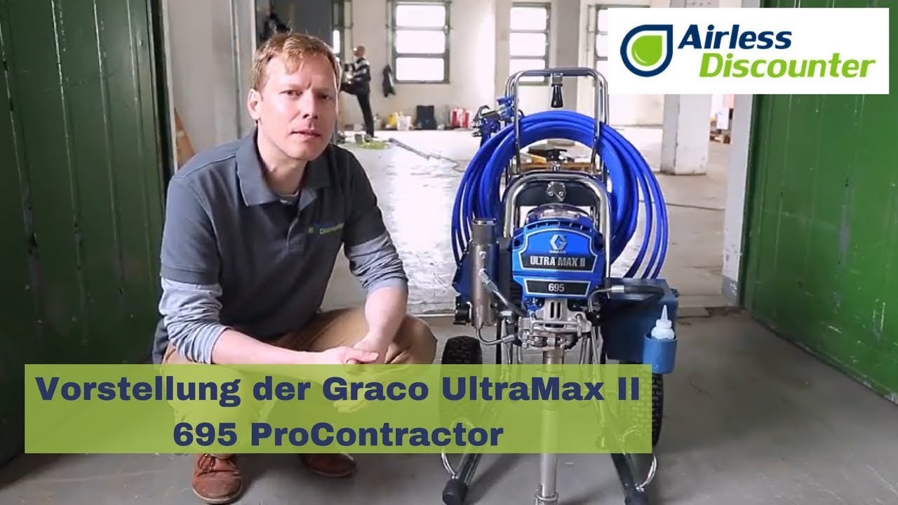 Graco UltraMax II 695 ProContractor Airless im Überblick