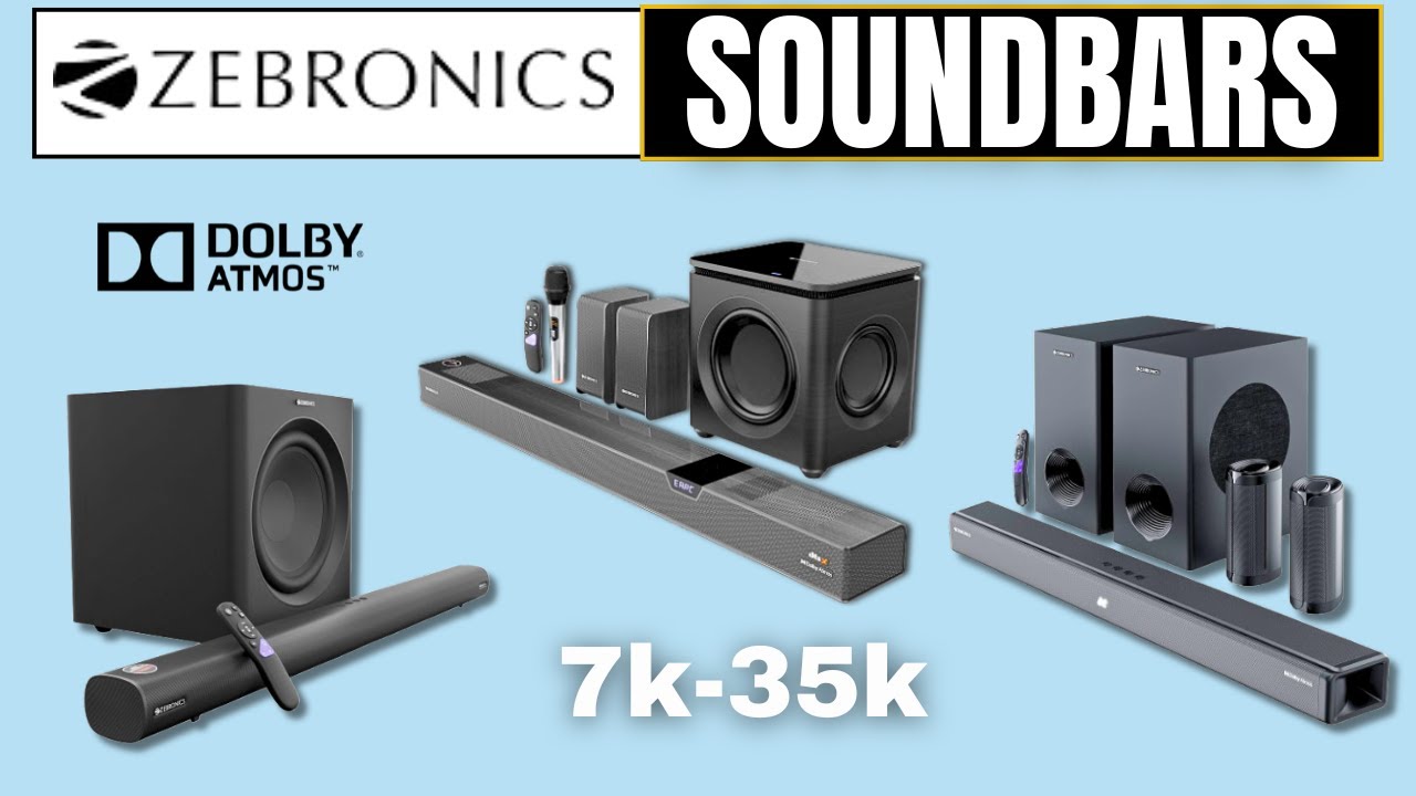 Best Soundbar in India 2026 | Best Zebronics Soundbars Under 7,000–35,000