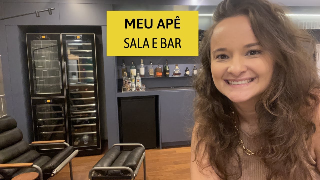 Meu Apê Novo – Tour pela sala de estar, jantar e bar
