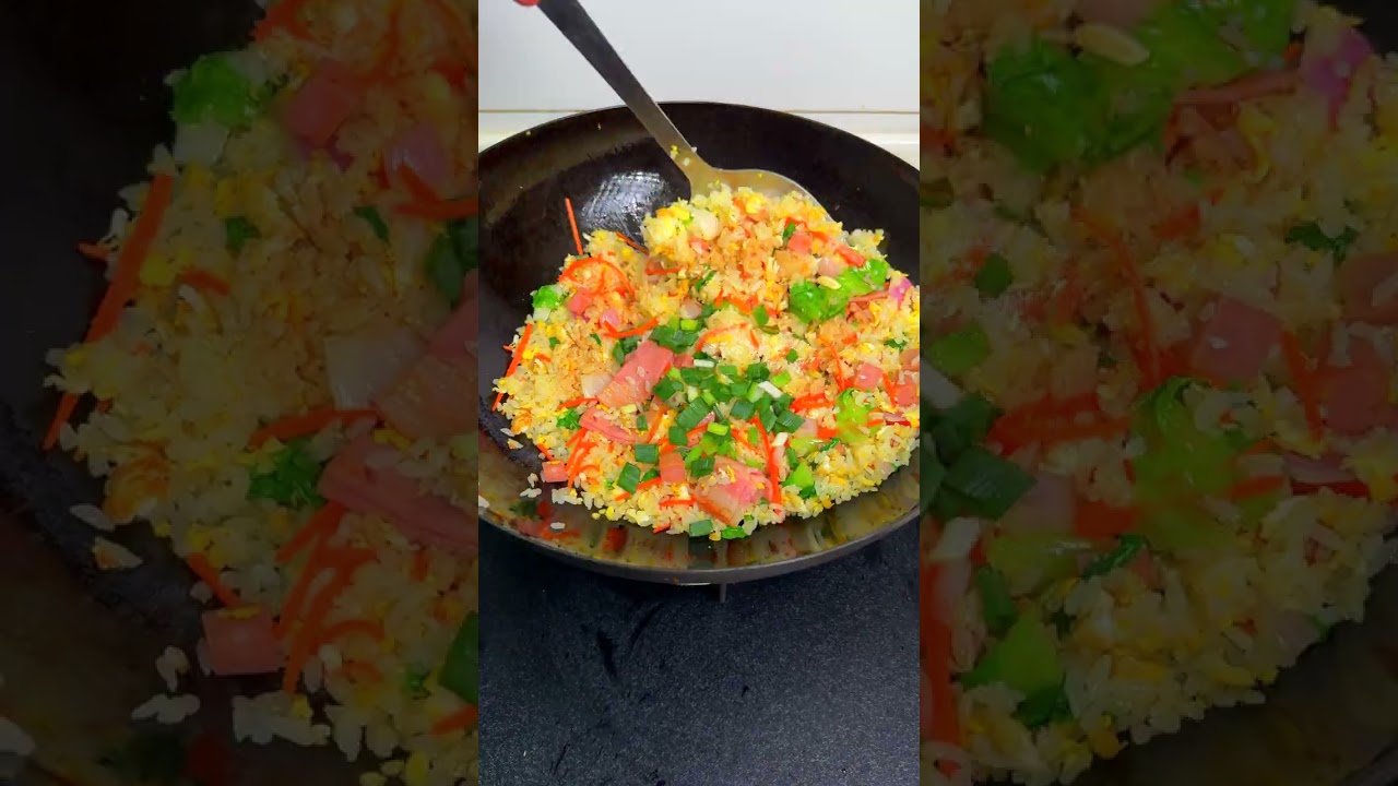 DOUBLE MEAT Fried Rice! BACON + SPAM in 3 MINUTES! 🥓🍳🔥