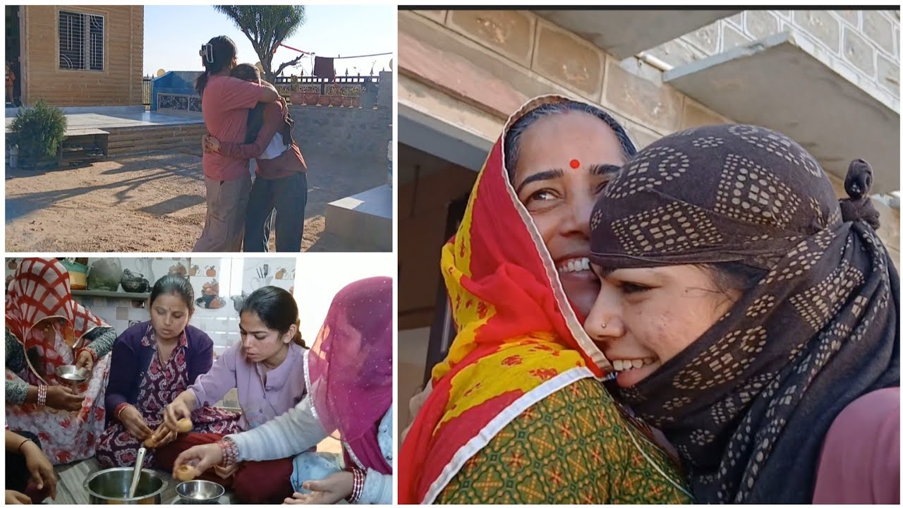 आज मासी के घर जाकर सबको दे दिया  (surprise 😳🤣)!!