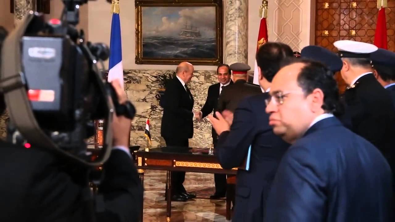 Signing ceremony of the sales contract for Rafale to Egypt - Dassault Aviation