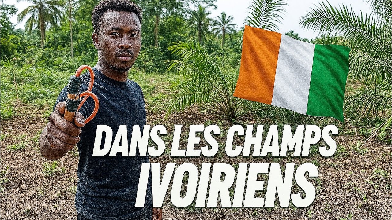 Dans les champs ivoiriens ( Côte d'Ivoire )