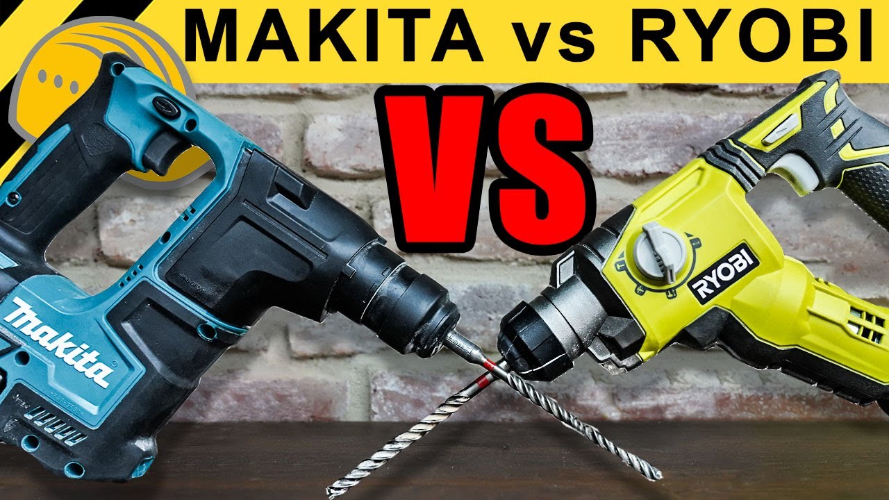 PROFI LIGA vs BAUMARKT! MAKITA BOHRHAMMER vs RYOBI! - WERKZEUG NEWS #02