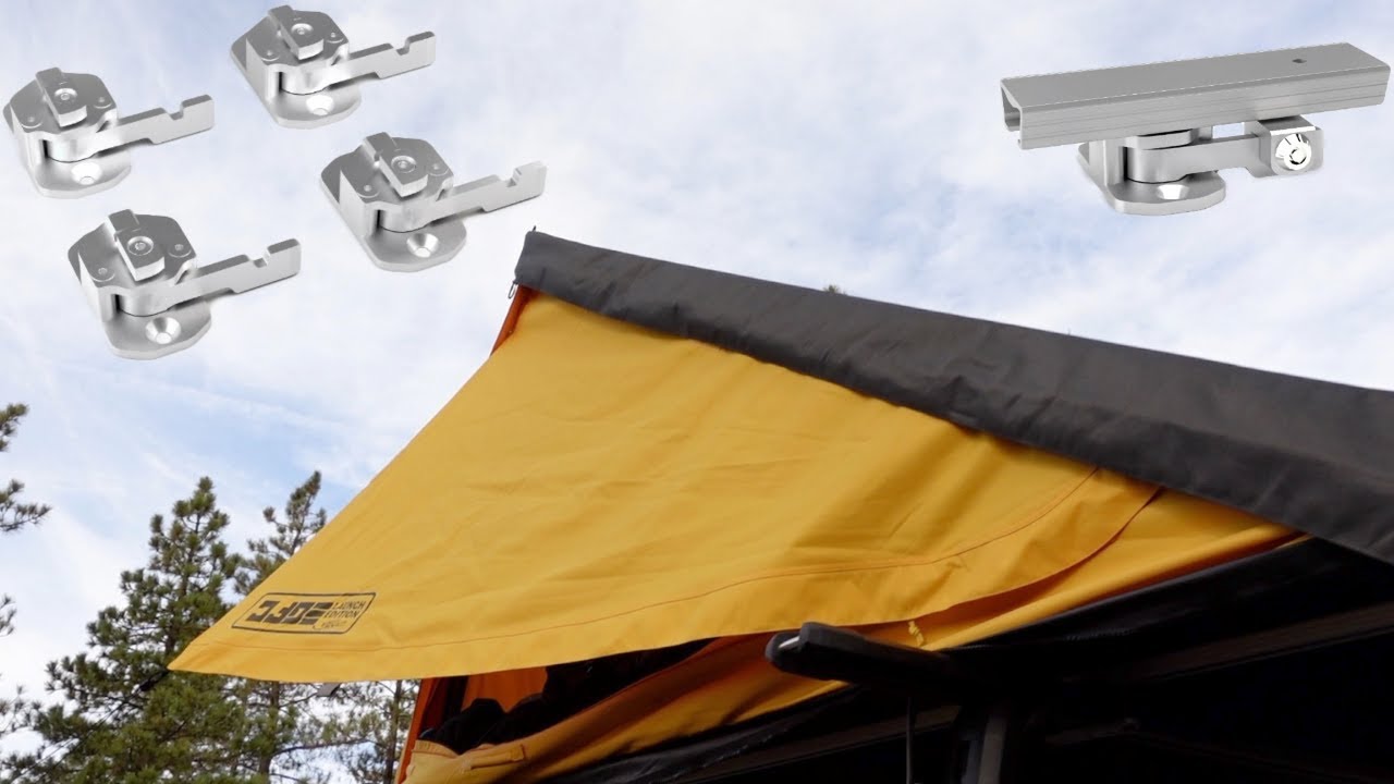 GFC Superlite QUICK RELEASE w/ Locks Install (BEST Roof Top Tent Mount)