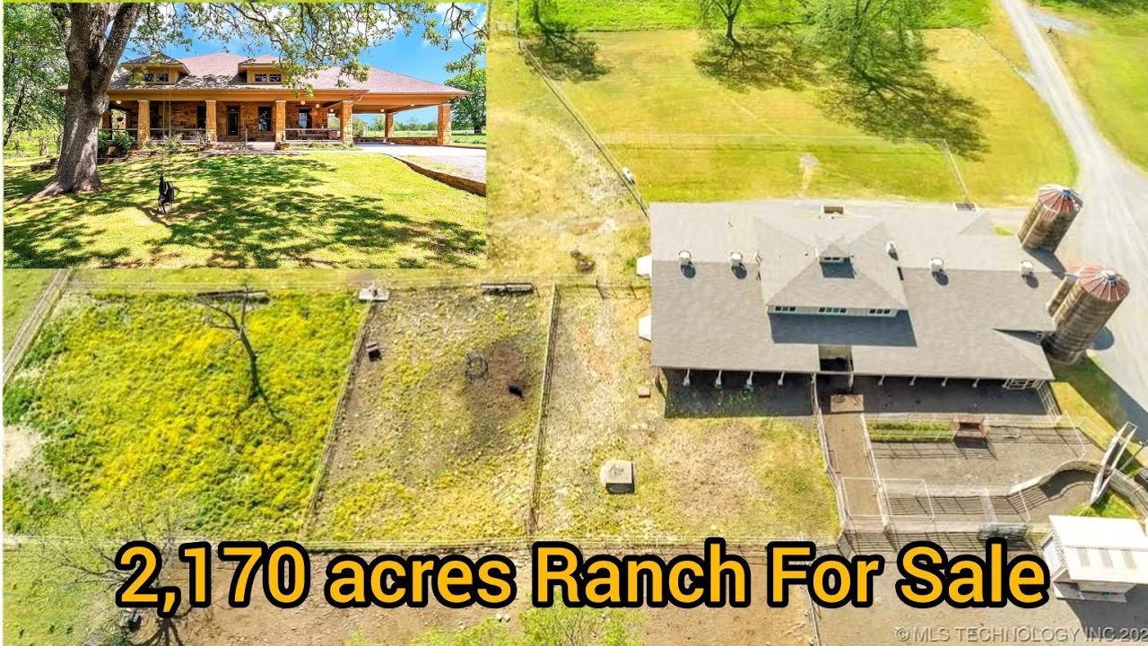 Oklahoma Ranches For Sale | 2170+ acres | Multiple Buildings | 8+ Creeks | 270+Cows | OK Real Estate