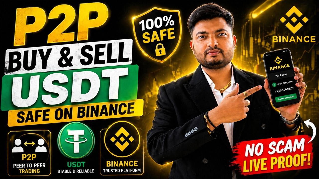 Binance P2P USDT Buy & Sell 🔥 100% Safe Method (No Scam Guide)