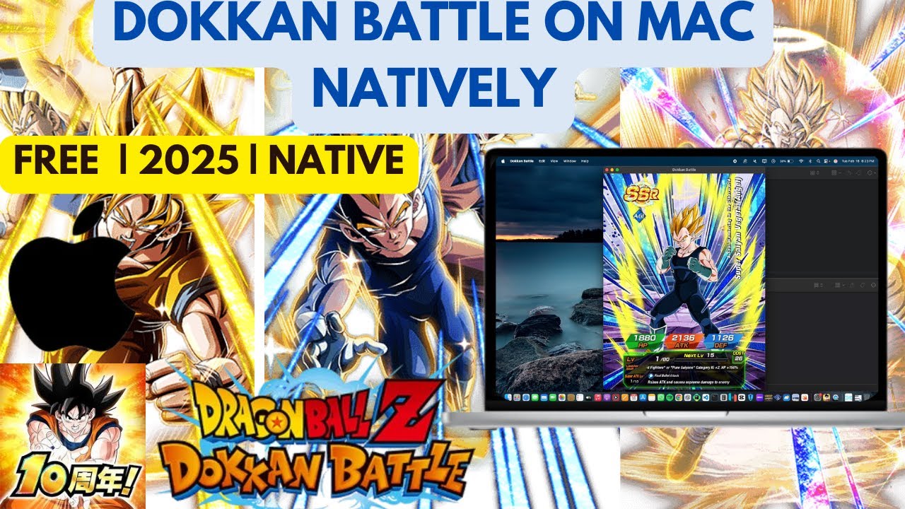 PLAY AND DOWNLOAD Dragon Ball Z Dokkan Battle on MAC(2025)#dokkanbattle #dbs #apple #gaming #viral