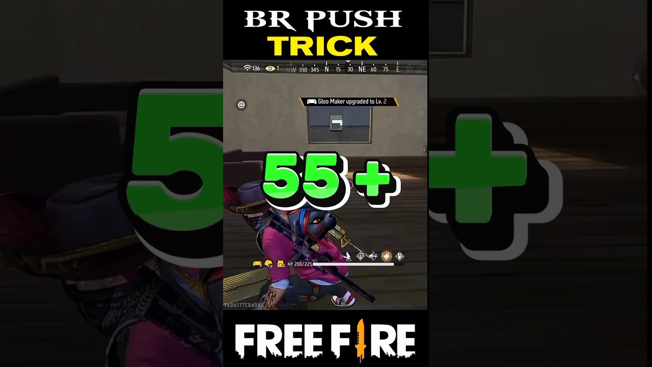 Br Rank More Plus Trick 😱 - #shorts #viral